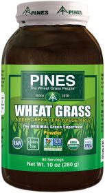 PINES WHEAT GRASS: Organic Wheat Grass Powder, 10 oz