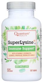 QUANTUM HEALTH: Super Lysine + Immune System, 180 Tablets