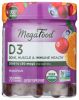 MEGAFOOD: D3 1000Iu Gummy, 70 pc