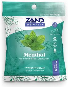 ZAND: Menthol Herbalozenge Soothing Menthol, 15 pc