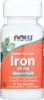 NOW: Iron 36 mg Double Strength, 12 vc