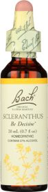 BACH: Be Decisive Flower Remedies Scleranthus, 20 ml
