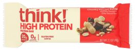 THINKTHIN: High Protein Bar Chunky Peanut Butter, 2.1 oz