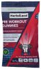 HERBALAND: Preworkout Gummy Raspbry, 50 gm