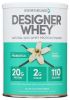 DESIGNER PROTEIN WHEY: 100% Premium Powder French Vanilla, 12 oz