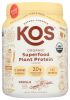 KOS: Organic Plant Protein Vanilla, 19.6 oz