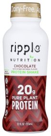 RIPPLE: Chocolate Protein Shake, 12 fo