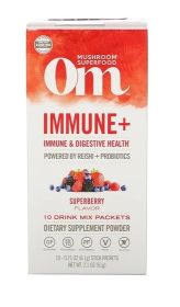 OM ORGANIC MUSHROOM NUTRITION: Immune Plus Superfood Drink Stick, 2.1 oz