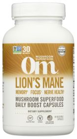 OM MUSHROOM SUPERFOOD: Lion's Mane, 90 cp