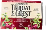 JAKEMANS: Lozenge Throat and Chest Cherry Menthol, 24 pc
