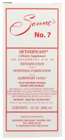SONNES: No 7 Detoxificant, 32 oz