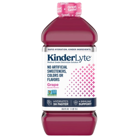 KINDERLYTE: Oral Electrolyte Solution Grape, 33.8 fo