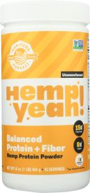 MANITOBA HARVEST: Hemp Yeah Balanced Protein Fiber Unsweetened, 16 oz