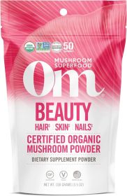 OM ORGANIC MUSHROOM NUTRITION: Beauty Mushroom Powder, 100 gm