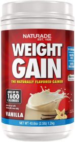 NATURADE: Weight Gain Vanilla, 40.6 oz
