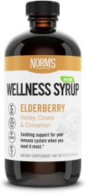 NORMS FARMS: Syrup Elderberry Wellness, 8 fo