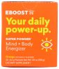 EBOOST: Super Powder Mind Plus Body Energizer Orange Flavor, 3.8 oz