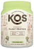 KOS: Chocolate Chip Mint Organic Plant Protein, 20.84 oz