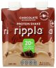 RIPPLE: Plant Protein RTD 4Pk Chocolate, 44 fo