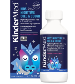 KINDERMED: Kids Nighttime Cold and Cough, 4 fo