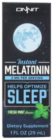 ONNIT: Melatonin Spray Mint, 1 oz