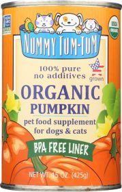 NUMMY TUM TUM: Organic Pumpkin For Pets, 15 oz