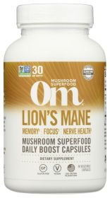 OM MUSHROOM SUPERFOOD: Lion's Mane, 90 cp