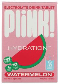 PLINK: Hydration Electrolyte Tablet Watermelon 12Pkt, 1 bx