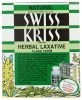 SWISS KRISS: Herbal Laxative Tabs, 120 tb