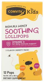 COMVITA: Manuka Honey Drops with Ginger, 6 pc