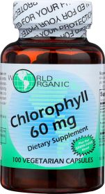 WORLD ORGANIC: Liquid Chlorophyll 50mg Natural Mint, 16 oz