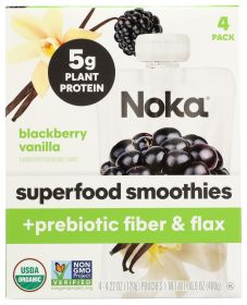 NOKA: Strawberry Pineapple Superfood Smoothie Prebiotic Fiber, 4.22 oz