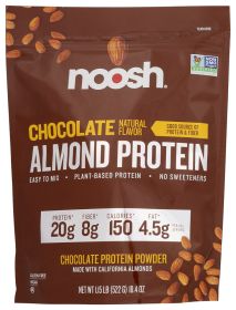 NOOSH: Almond Protein Powder Unflavored, 1.15 lb
