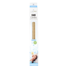 WALLY: Ear Candles Soy Unscented, 4 pc