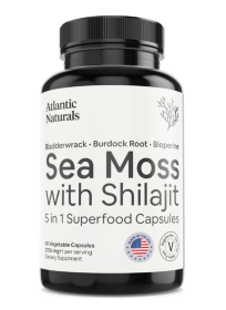 ATLANTIC NATURALS: Organic Sea Moss Capsules, 120 vc