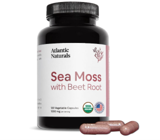 ATLANTIC NATURALS: Sea Moss With Shrooms 6 in 1 Gummy, 60 pc