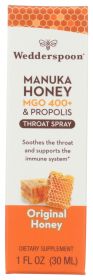 WEDDERSPOON: Propolis and Manuka Honey Throat Spray Lemon and Ginger, 1 fo