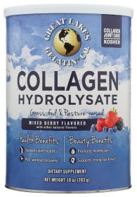 GREAT LAKES: Collagen Powder Vanilla, 10 oz