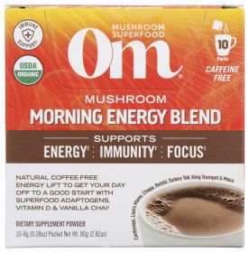 OM MUSHROOMS: Morning Energy Blend, 240 gm