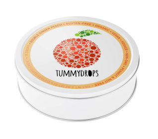 TUMMYDROPS: Double Ginger Peach, 33 pc