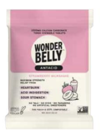 WONDERBELLY: Antacid Lemon Sorbet Pkt, 3 pc
