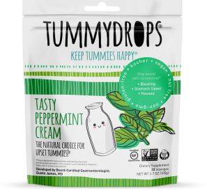 TUMMYDROPS: Tasty Peppermint Cream, 18 pc
