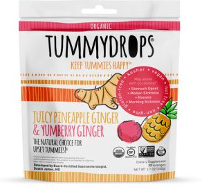 TUMMYDROPS: Organic Yumberry Ginger, 18 pc