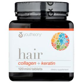 YOUTHEORY: Collagen Hair Mini Tb, 120 tb