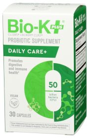 BIO K: Probiotic Daily 50Bil (Option: 60CP)